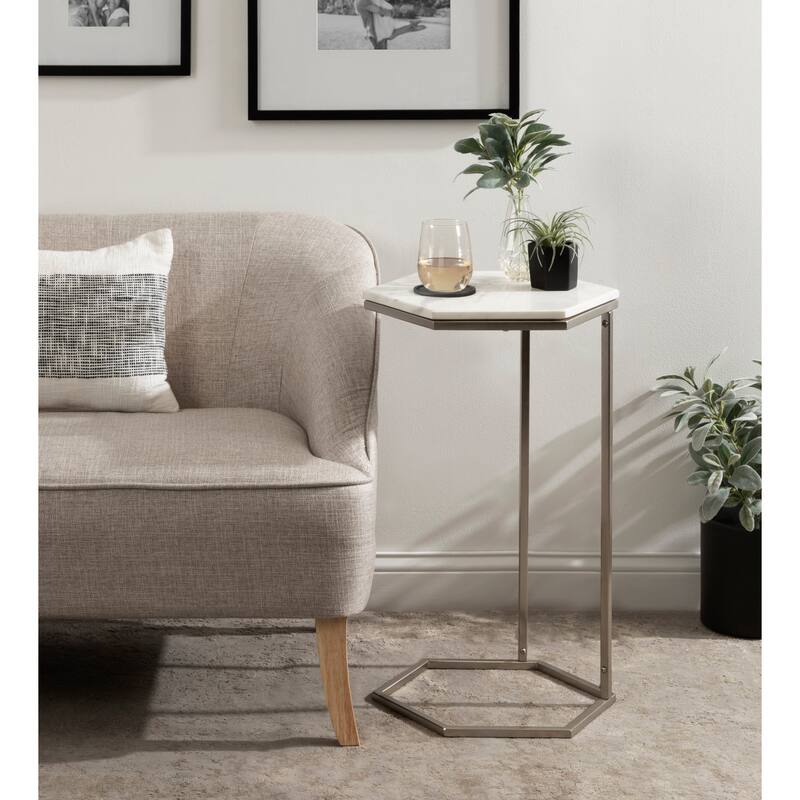 Kate and Laurel Trillion Metal Accent Table