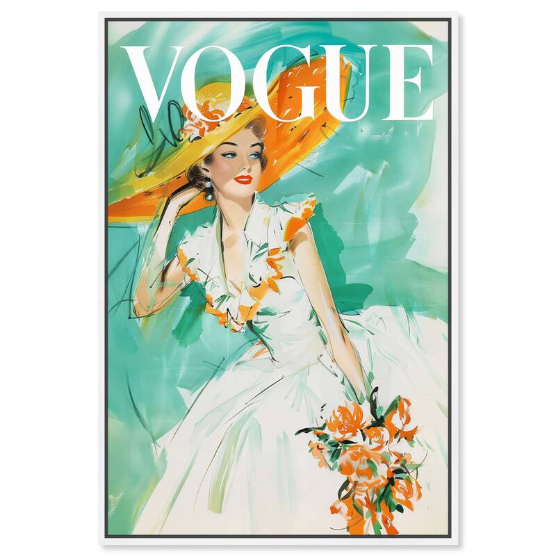 In the Summer Breeze Cover Canvas by Art Remedy - White - 30" x 45"