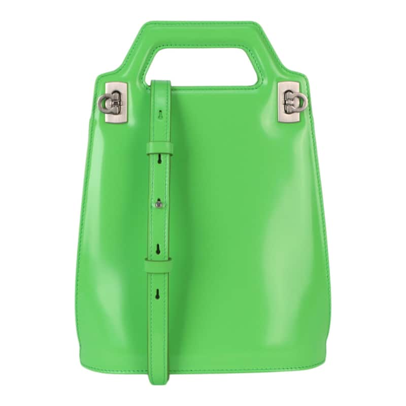 Ferragamo Micro Wanda Patent Leather Shoulder Bag