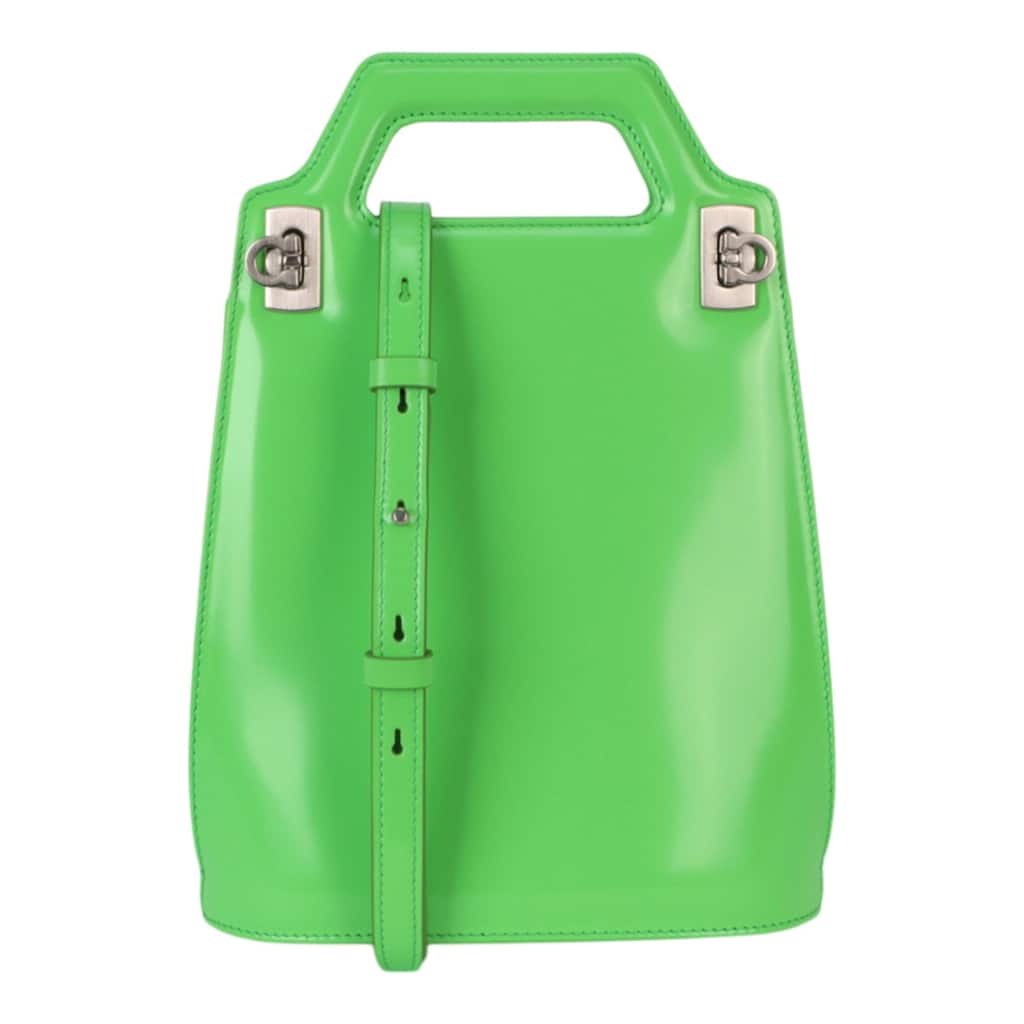 Ferragamo Micro Wanda Patent Leather Shoulder Bag