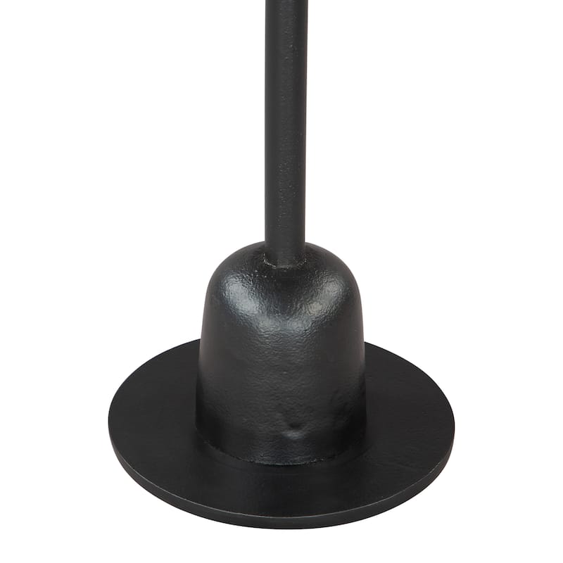 Woozy Side Table White & Black - 11.8" W x 11.8" D x 25.2" H