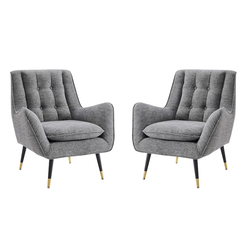 Art Leon Mid-century Modern Accent Arm Chair (SET OF 2)