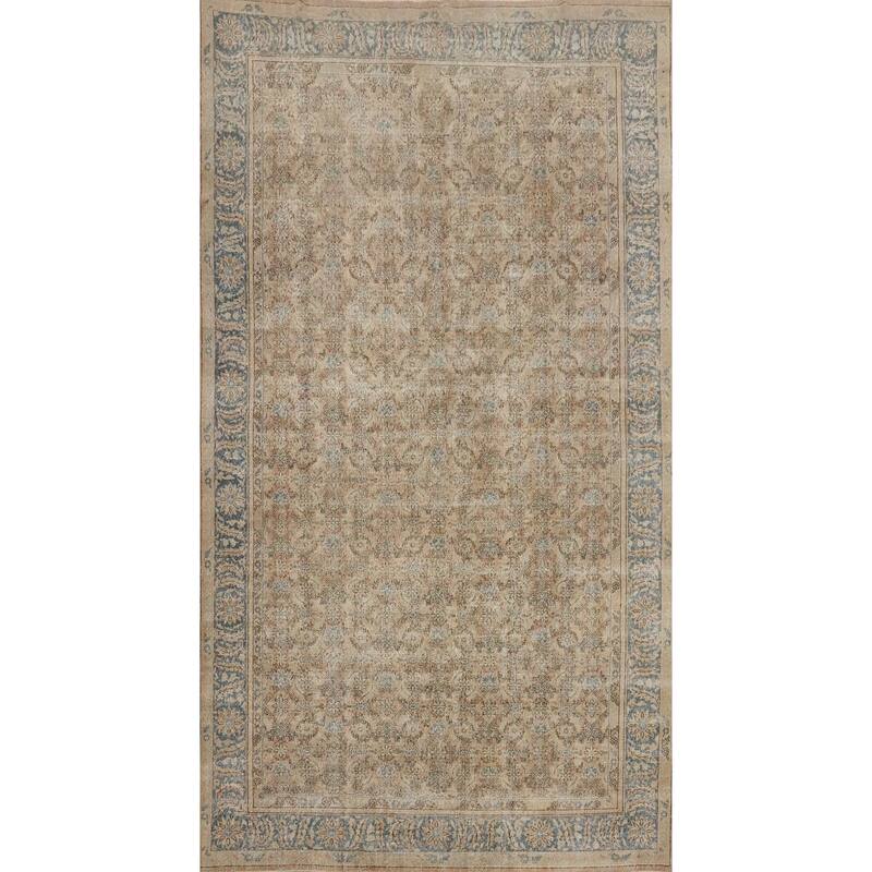 Hand Knotted Oriental 100% Wool Carpet Traditional All-Over Oranges & Rust Mahal Area Rug - 15' 10'' X 8' 7''