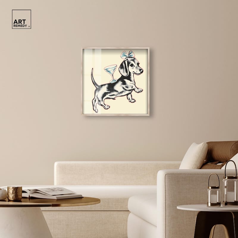 Martini Pup II Shadowbox by Art Remedy