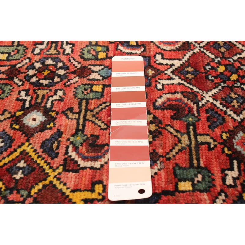 ECARPETGALLERY Hand-knotted Andelz Red Wool Rug - 3'2 x 9'8