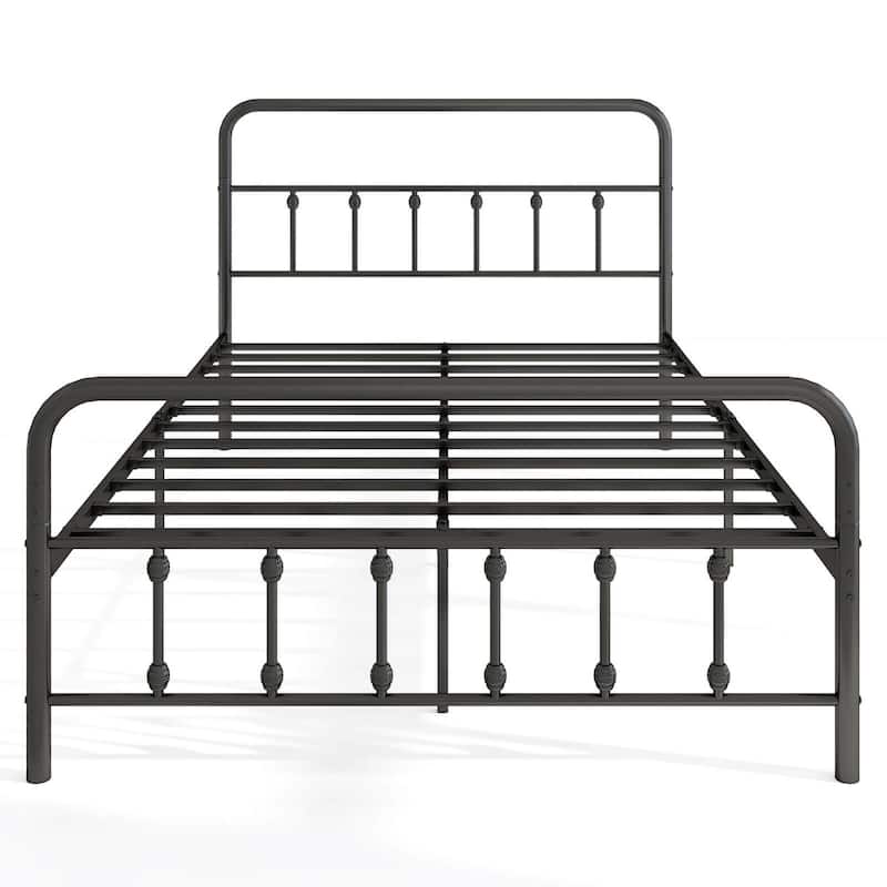 Costway Full/Queen/King Size Bed Frame with Headboard Under Bed