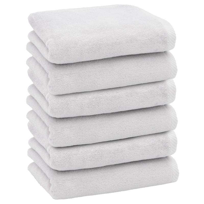 Authentic Hotel and Spa 100% Turkish Cotton Ediree Hand Towels - Set of 6