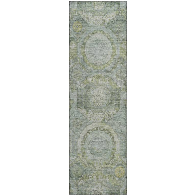 Premium Washable Super Soft Vintage Medallions Mayfield Rug