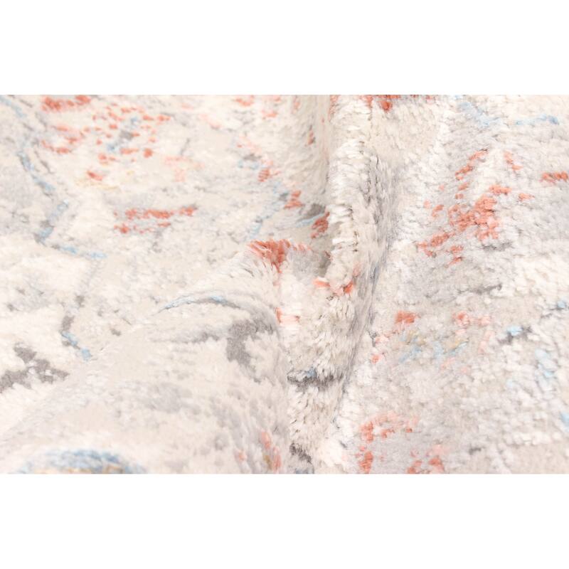 ECARPETGALLERY Machine Made Mira Ivory Area Rug