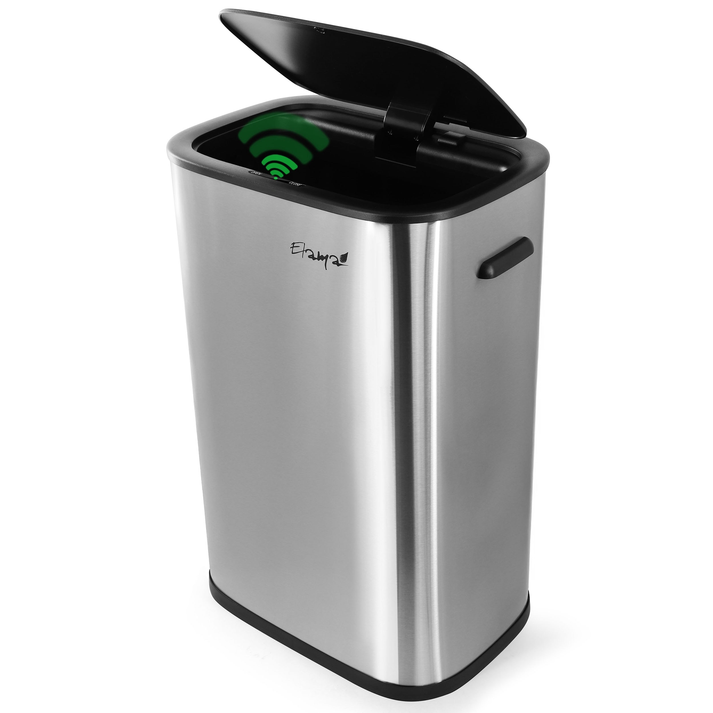 Elama 14.5 Gallon Automatic Sensor Hands Free Trash Can