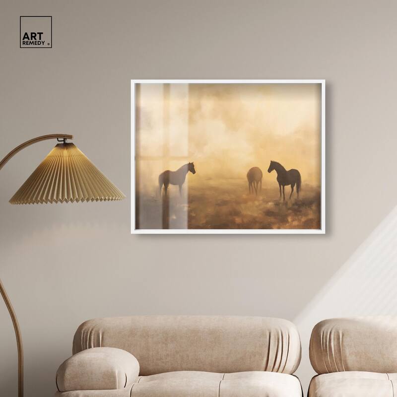 Equine Trio Shadowbox by Art Remedy