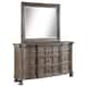 Option Dresser with Mirror (Walnut)