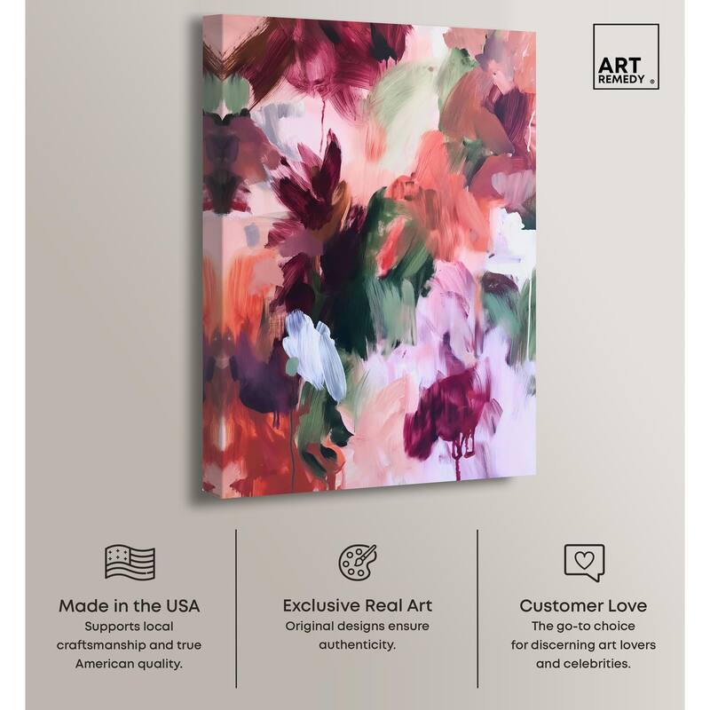 Adelas Garden II Canvas by Art Remedy, Gallery Wrapped