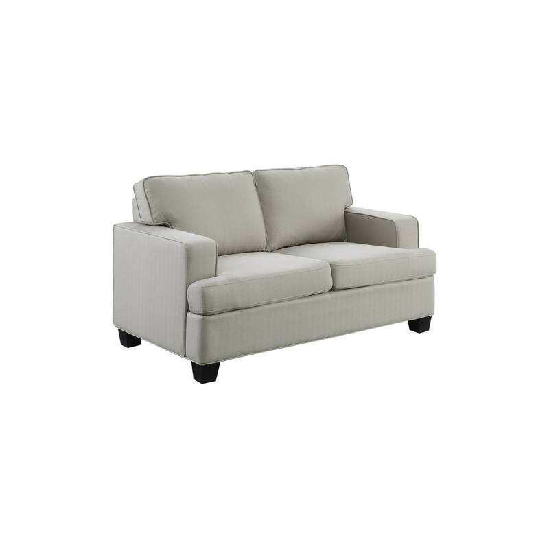 Jobyna Khaki Textured Fabric Living Room Set