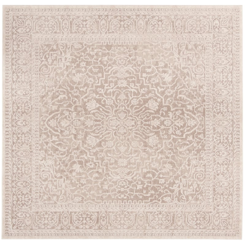 SAFAVIEH Reflection Suhad Oriental Rug - 8' x 8' Square - Beige/Cream