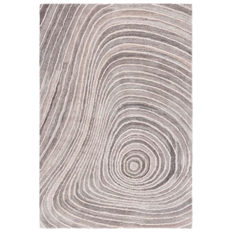 SAFAVIEH Handmade Abstract Biggy Modern & Contemporary Rug - 4' x 6' - Grey/Ivory