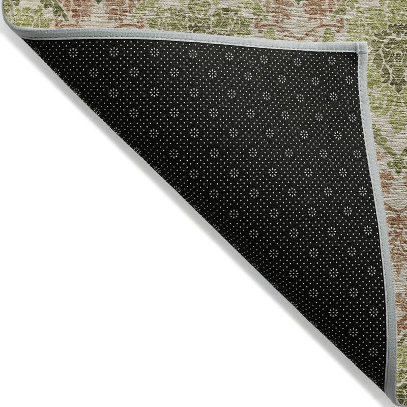 HomeRoots Medallion Transitional Rectangle Outdoor Rug