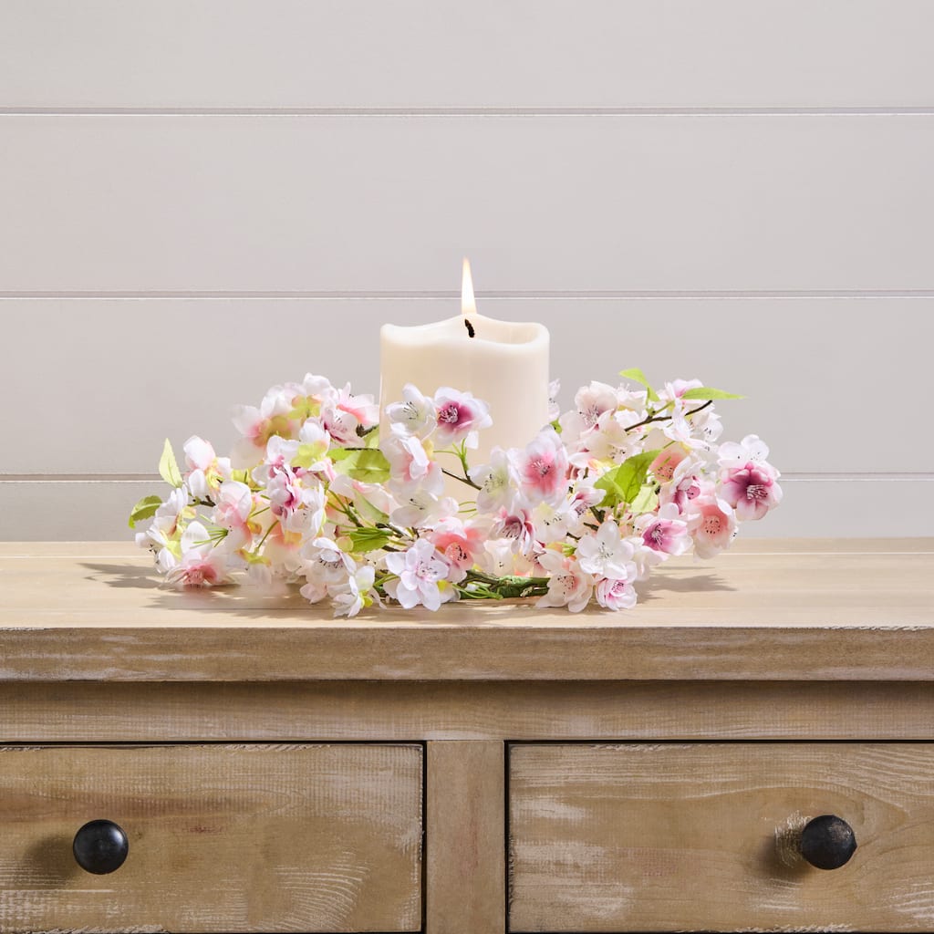 14" Cherry Blossom Wreath