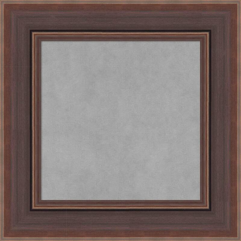 Amanti Art Moab Brown Bronze Framed Magnetic Board