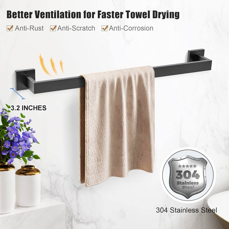 5-Piece Bathroom Hardware Set