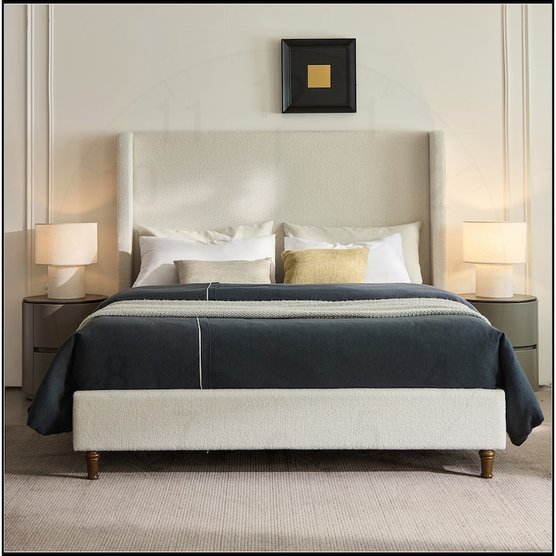 Harper Tall Headboard Upholstered Bed
