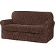 preview thumbnail 25 of 25, Subrtex Jacquard Damask Sofa Slipcover Cover with 3 Separate Cushion Cover