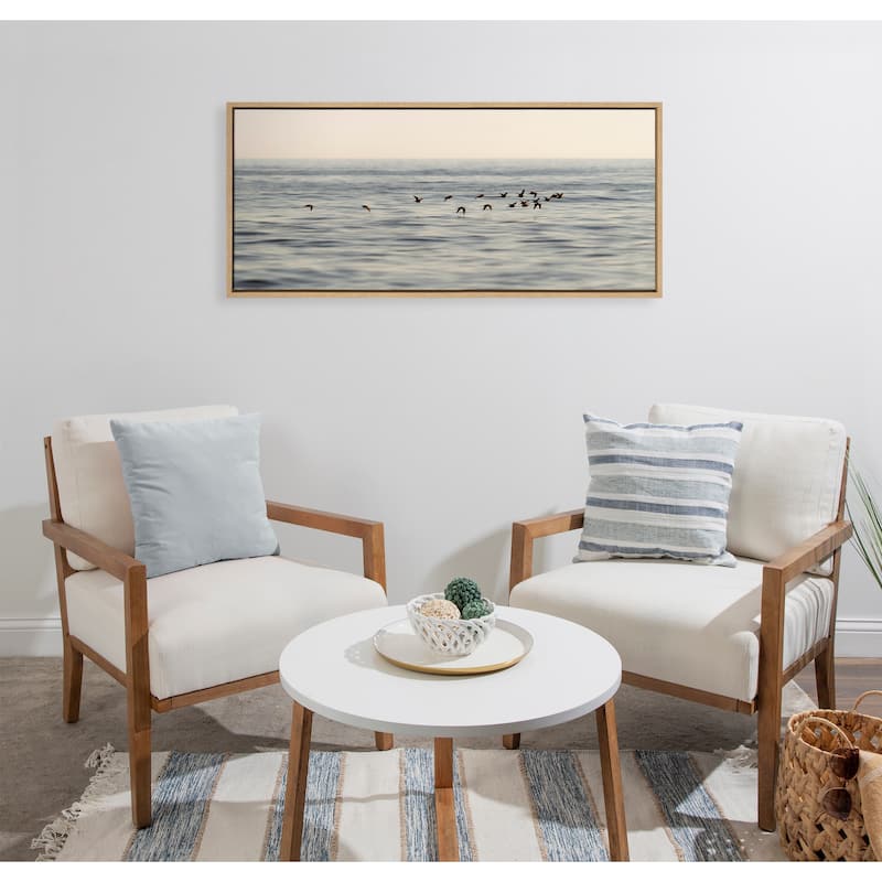 Kate and Laurel Sylvie Birds of a Feather Framed Canvas by Crystal Lynn Collins