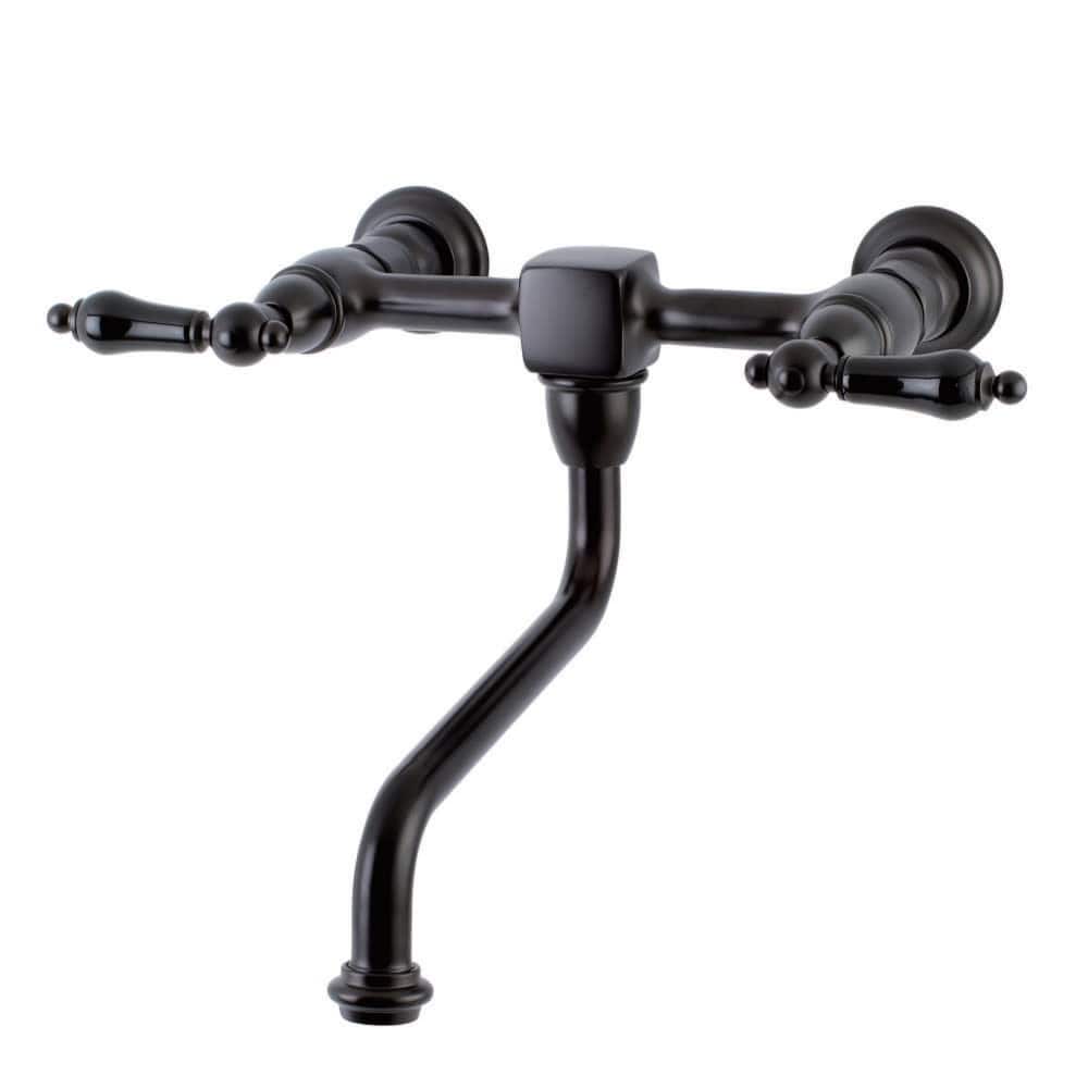 Kingston Brass Duchess 1.2 GPM Wall Mounted Bridge Bathroom Faucet