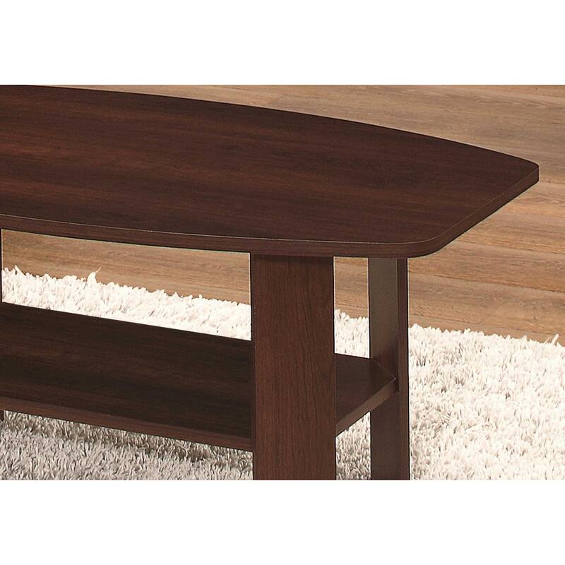 HomeRoots 61.5" Cherry Table 3pcs Set - 61.5 x 75.5 x 55.25