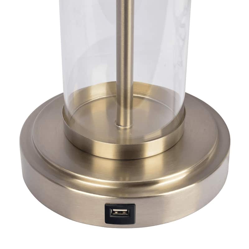 Brushed Nickel Table Lamp