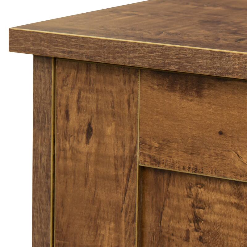 Modern Wood Buffet Sideboard with 2 doors&1 Storage and 2drawers