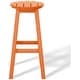 preview thumbnail 67 of 97, Laguna Hdpe All Weather Outdoor Patio 29" Round Bar Stool