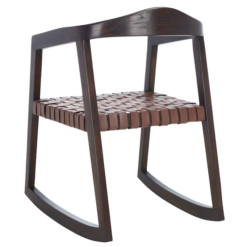 SAFAVIEH Hazelle Rocking Dining Chair - 23" W x 26" D x 33" H - 23Wx26Dx33H