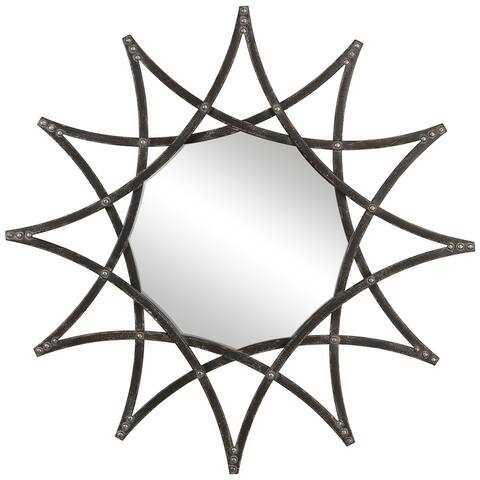 Uttermost Solaris Iron Star Mirror - 40 x 40 x 2.25