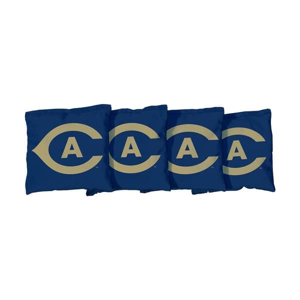 slide 2 of 3, California University of Davis Aggies Blue Cornhole Bags All-Weather Resin Filled