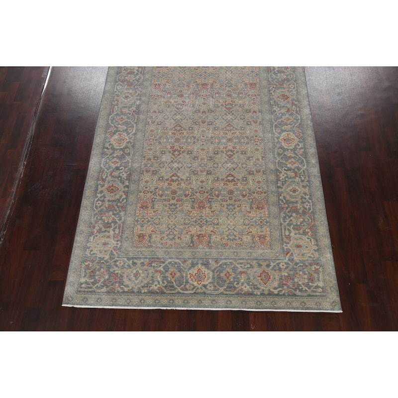 Geometric Turkish Oriental Ziegler Wool Area Rug Dining Room Carpet - 6'7" x 9'10"