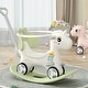 preview thumbnail 14 of 18, Rocking Horse for Toddlers Backrest and Balance Board for Baby Girl and Boy - 26.77"L * 11.81"W * 27.56"H Green