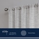 preview thumbnail 10 of 17, Nautica Caspian Light Filtering 54" x 84" Textured Rod Pocket Window Curtain Panel Pair
