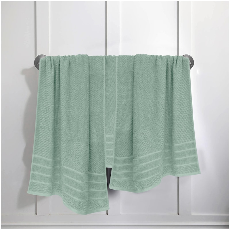 Feather and Stitch NY 650 GSM Premium Cotton 6 Piece Towel Set Super Absorbent Quick Dry Spa Quality