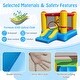 preview thumbnail 4 of 7, Costway Inflatable Bouncer Kids Slide Bounce House for Indoor Outdoor - 108.5" x 77" x 64.5" (L x W x H)