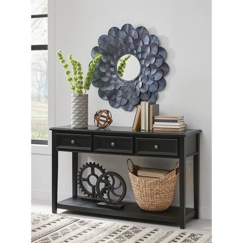 Ashley Furniture Beckincreek Black Sofa Table - 50"W x 17"D x 30"H