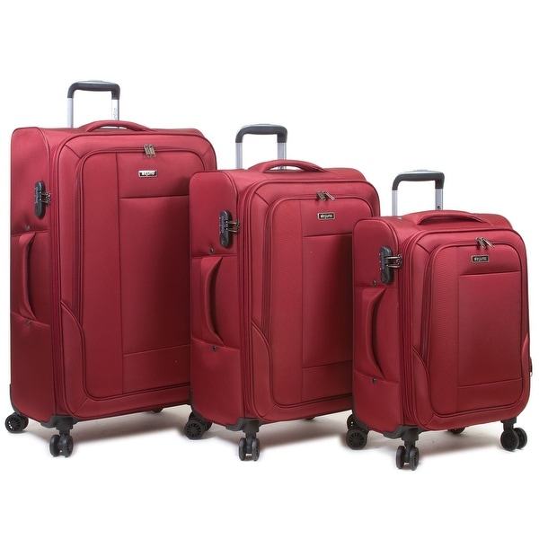 Dejuno Travelers Softside Spinner 3 Piece Luggage Set On Sale Bed Bath Beyond 34339392