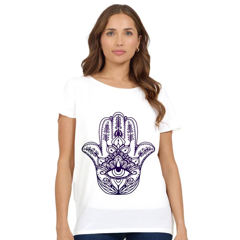 What About Wednesday T-Shirt Dolman Cap Sleeve Print
