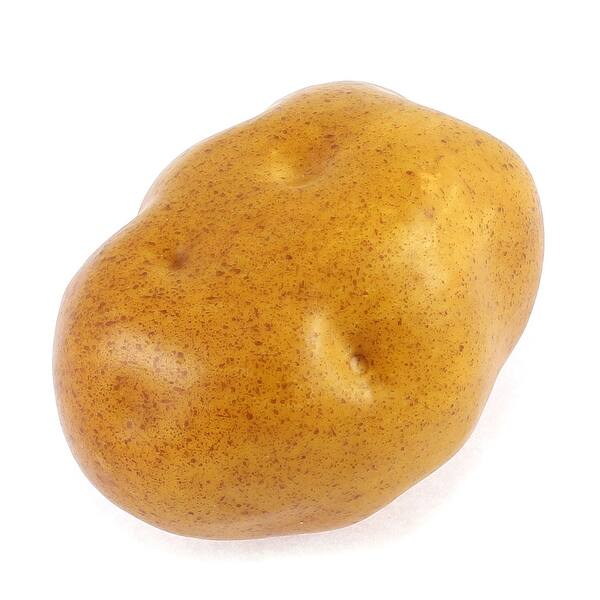 Unique Bargains Artificial Brown Potato Decorative Fake Vegetable 2.8