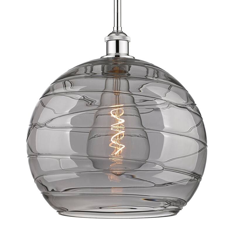 Innovations Lighting 616-1S 15 14 Athens Deco Swirl Pendant Athens - Polished Chrome