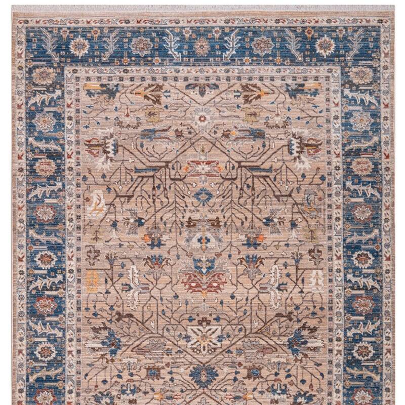 HomeRoots Oriental Traditional Rectangle Area Rug