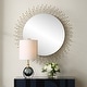 preview thumbnail 5 of 3, Uttermost 09985 Aga 31" Diameter Circular Framed Bathroom Mirror