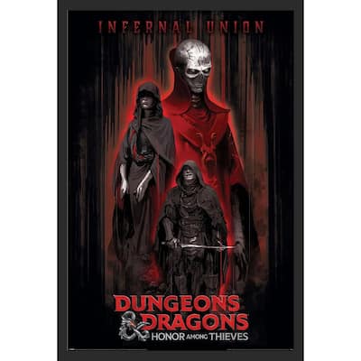 Dungeons & Dragons - Infernal Union Framed Poster - 24 x 36 Inch