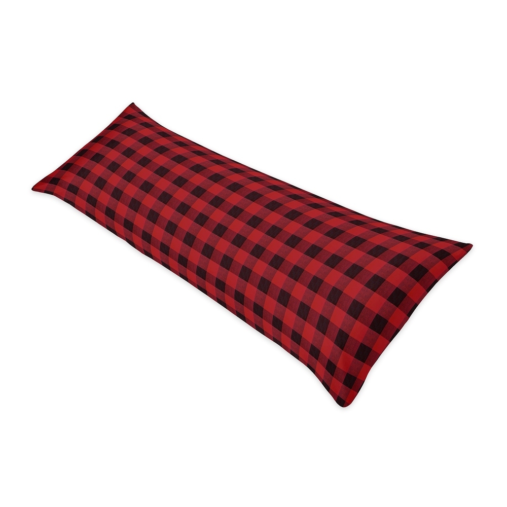 plaid flannel pillowcase