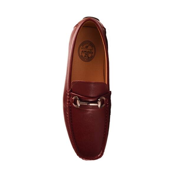 Amali Trina Moccasins For Men Dress Shoes With Metal Buckle Overstock 31263413